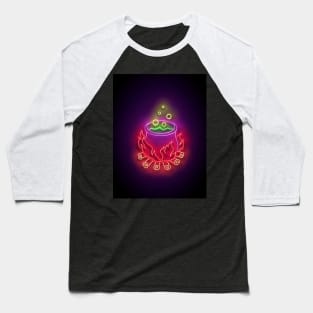 Neon Halloween design Baseball T-Shirt